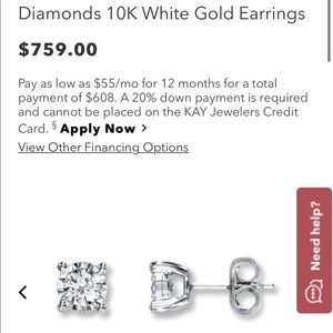 Diamond earrings